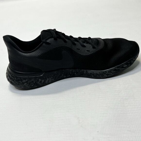Nike Men's Revolution 5 BQ3204-001 Black Low Top Sneaker Shoes Size 12 - Picture 7 of 14